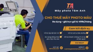 Dịch Vụ Cho Thuê Máy Photocopy Màu Đa Năng Giá Ưu Đãi