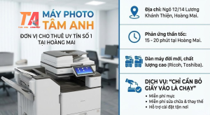 Thuê máy photocopy - Giải pháp in ấn trọn gói, tiết kiệm chi phí cho doanh nghiệp.