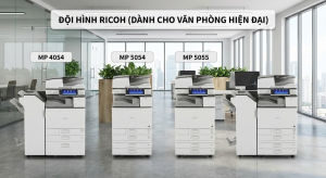 Các dòng máy photocopy Ricoh MP 4054 / 5054 / 5055 / 6055 phù hợp với dân văn phòng.