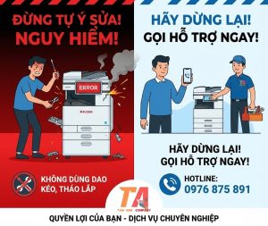 Máy Photo Tâm Anh nơi chuyên sửa chữa và cho thuê máy photocopy uy tín tại Hà Nội.